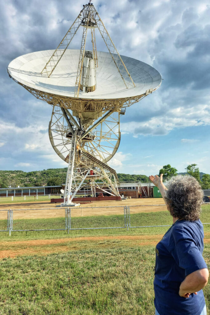 Marion West from HARTRAO and the 26m Telescope